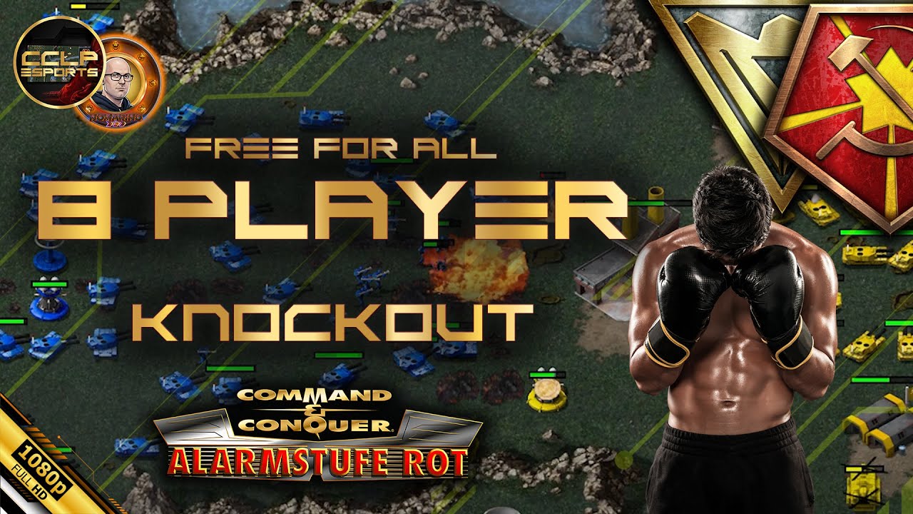 Nur einer kann Siegen! | 8 Player FFA KNOCKOUT | Command and Conquer Red Alert eSports 2025