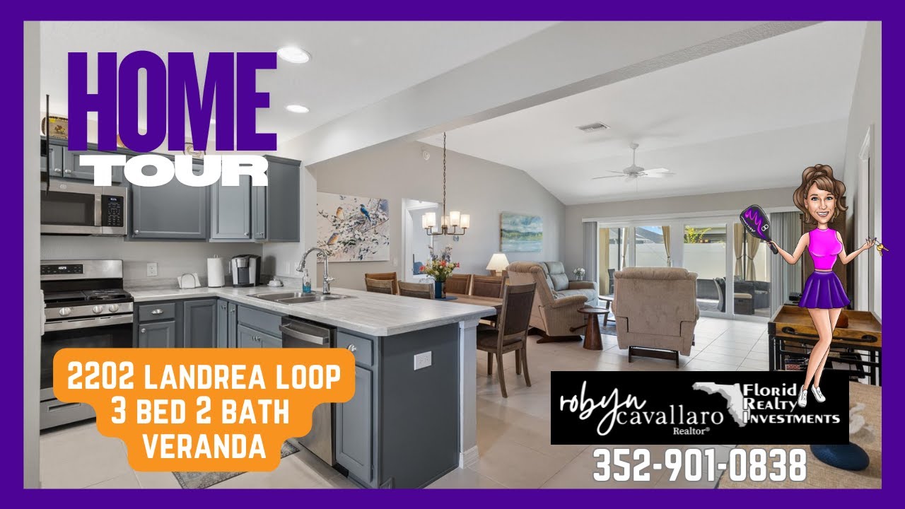 HOME TOUR NEW PRICE $439,000 Veranda Home in St John The Villages Florida Robyn Cavallaro