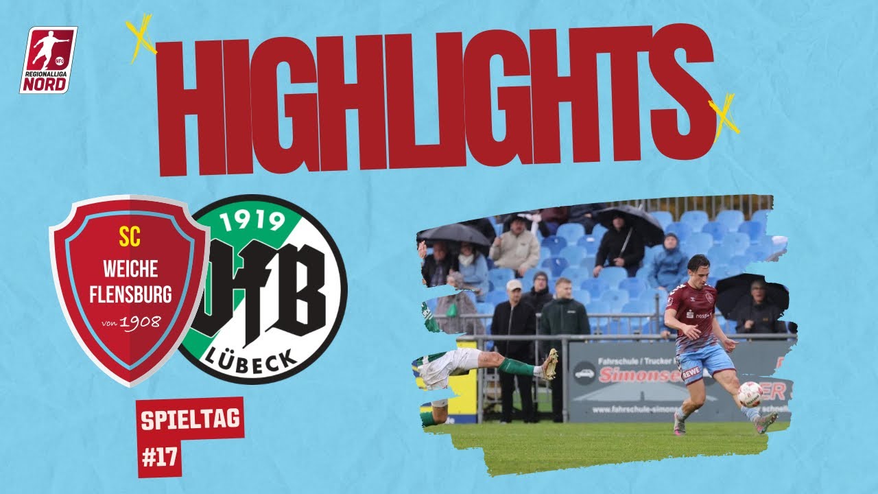 17. Spieltag Regionalliga Nord 25/26 | SC Weiche Flensburg 08 - VfB Lübeck | Highlights