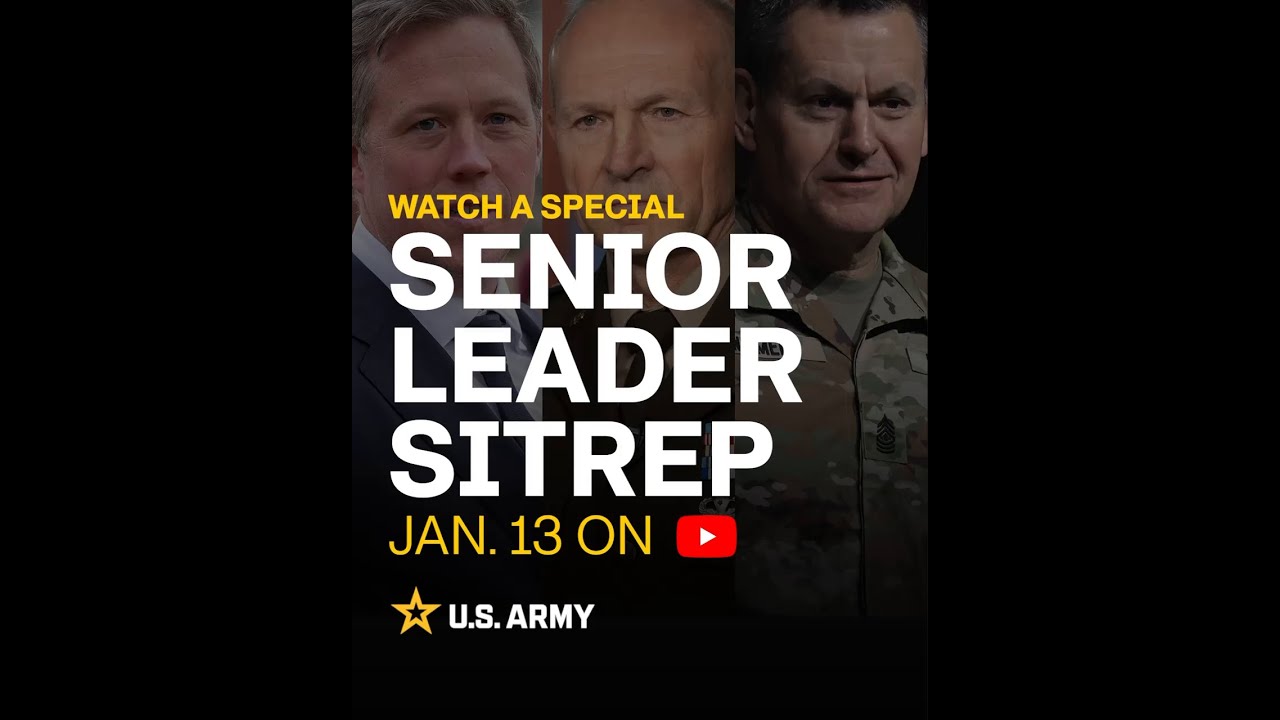 Army Senior Leader SITREP - Jan. 13th