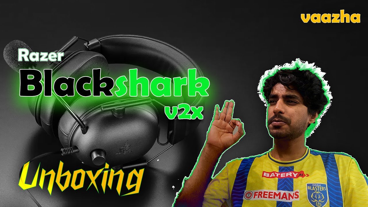 Razer BlackShark V2X Unboxing + First Impressions 🎮| BUDGET BEAST.? | Malayalam