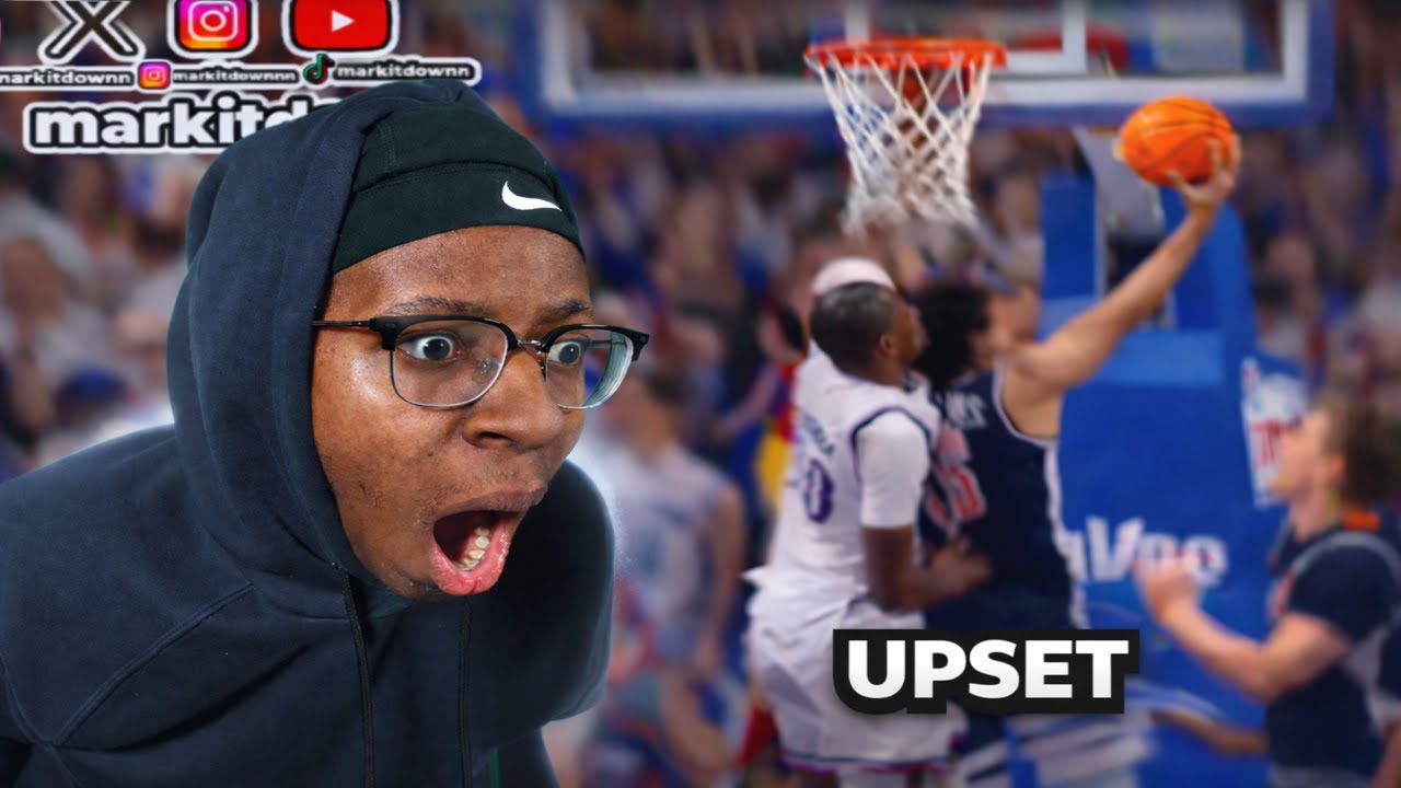 WITHOUT PETERSON😳 | #9 Kansas vs #1 Arizona Full Game Highlights | reaction