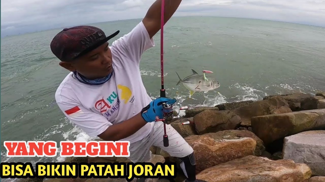 Joran ultra light arie kalbar sampai patah || kawanan ikan ini penyebabnya