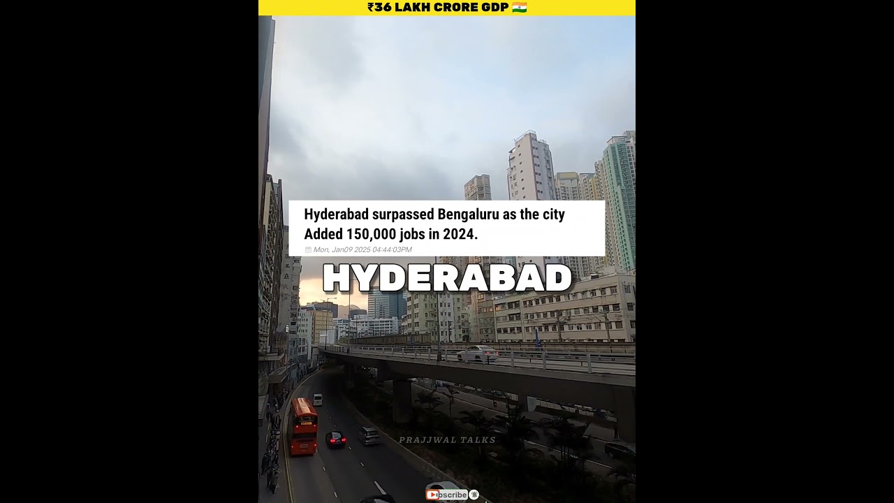 HYDERABAD is Overtaking INDIAN CITIES 🇮🇳 #shorts