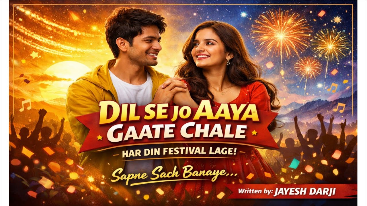Dil Se Jo Aaya, Gaate Chale Har din ko festival bana do Sapno ko sach me badalne ka waqt aa gaya hai