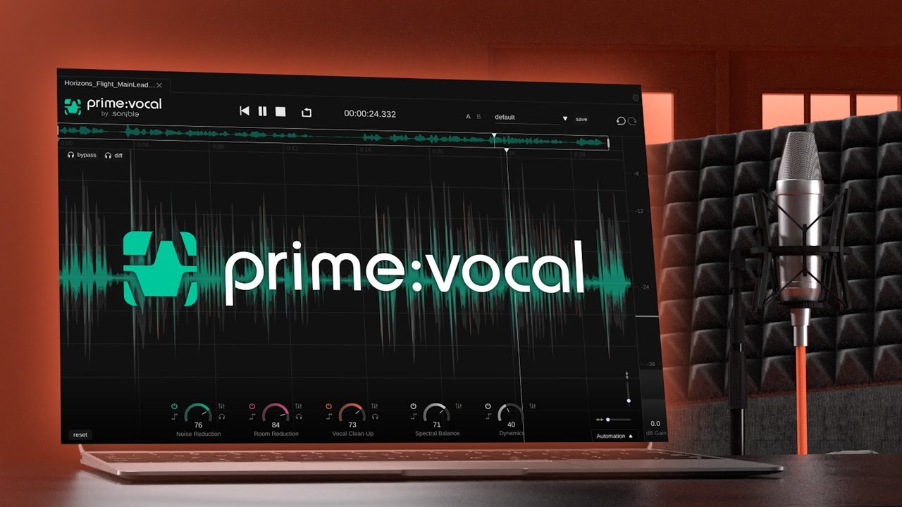 prime:vocal by sonible &ndash; the intelligent vocal enhancer