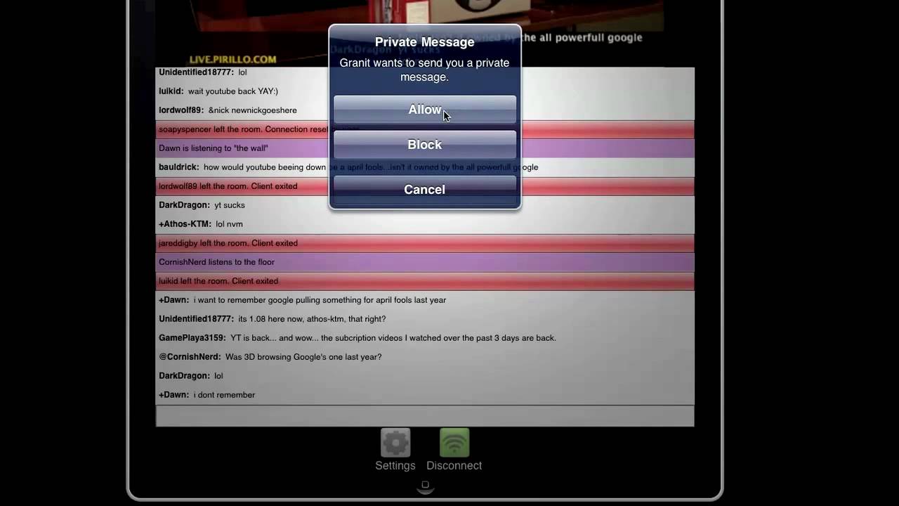 The Chris Pirillo Live iPad App