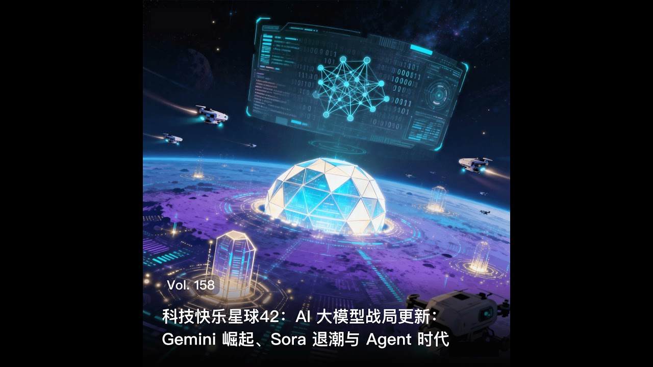 Vol. 158 科技快乐星球42: AI 战局更新 Gemini 崛起、Sora 退潮与 Agent 时代