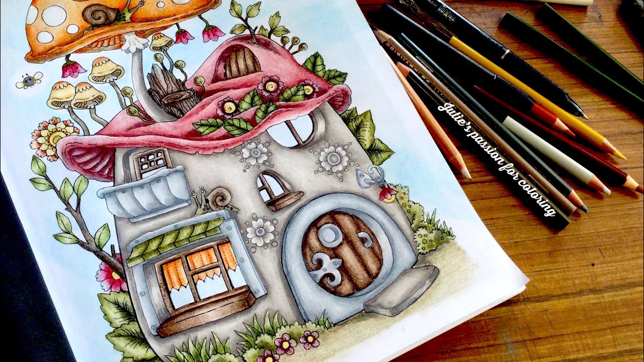 NICE LITTLE TOWN 4 by Tatiana Bogema - part 2 - prismacolor pencils