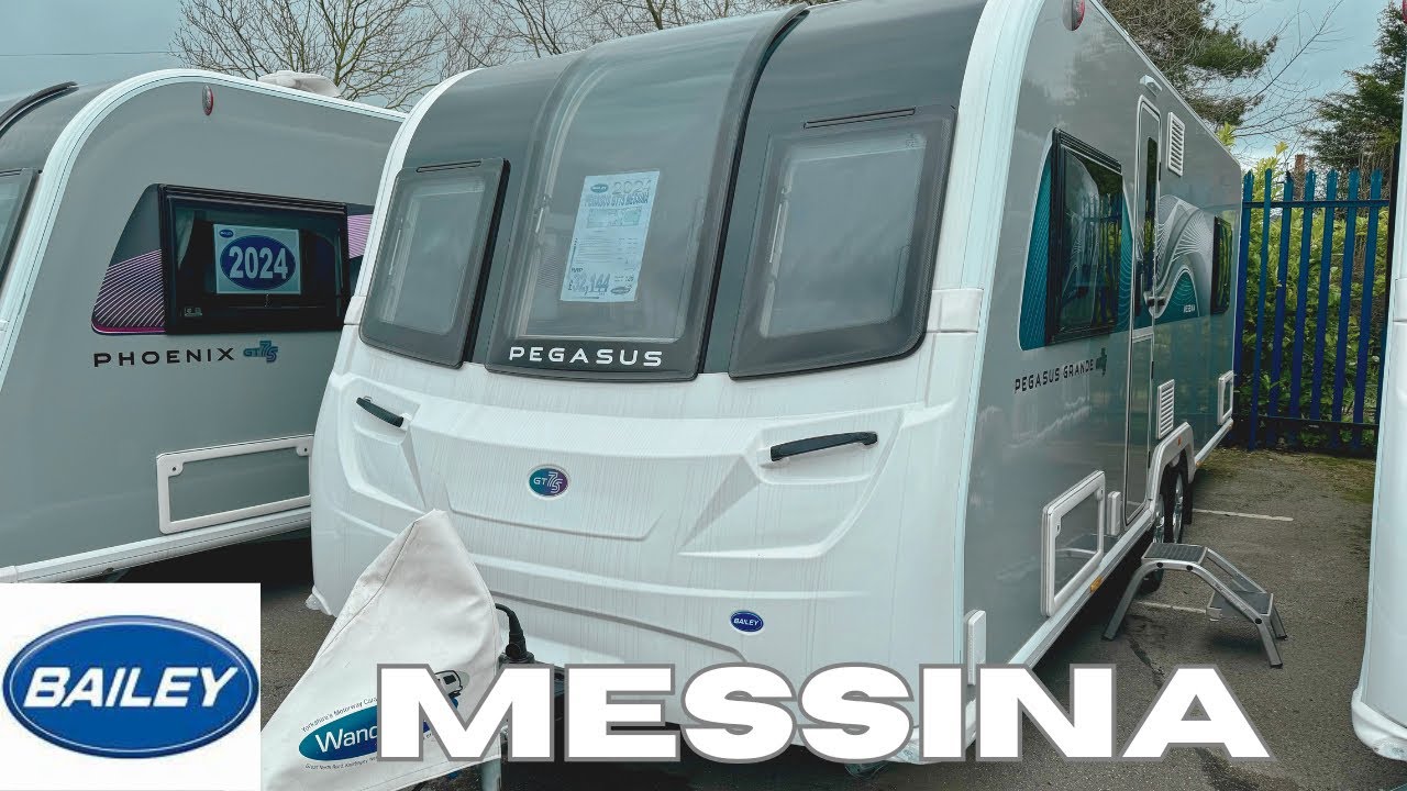 Bailey Pegasus Grande GT75 Messina 2024 : Twin Axle 8ft Wide Caravan