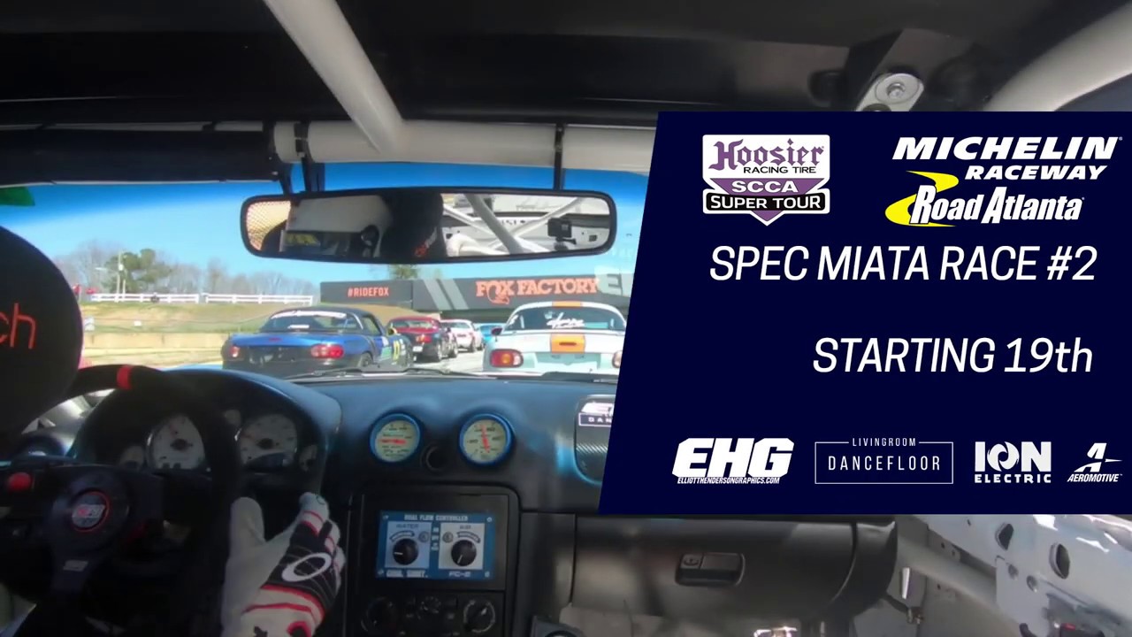 2019 SCCA Hoosier Super Tour - Spec Miata Race 2 @ Road Atlanta