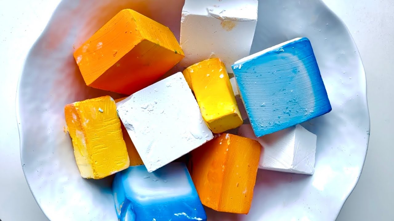 Dyed Blocks | ASMR Art Therapy 