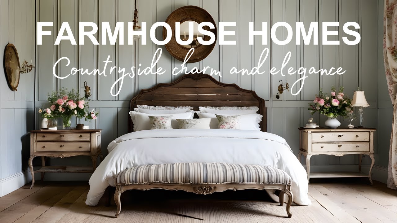 Elegant Farmhouse Homes || 100 Cozy & Welcoming Farm House Inspirations || Countryside Living Ideas