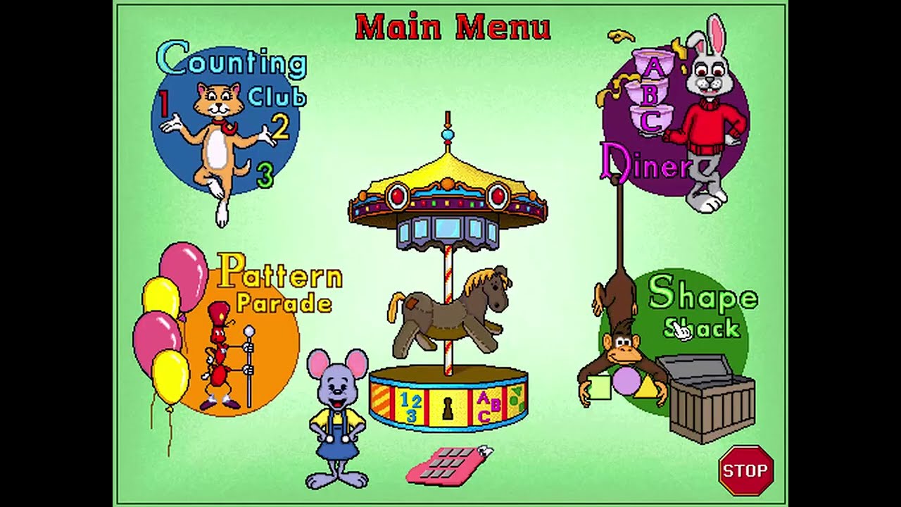 Reader Rabbit and Friends: Let's Start Learning! Full Playthrough (Replay, 720p)