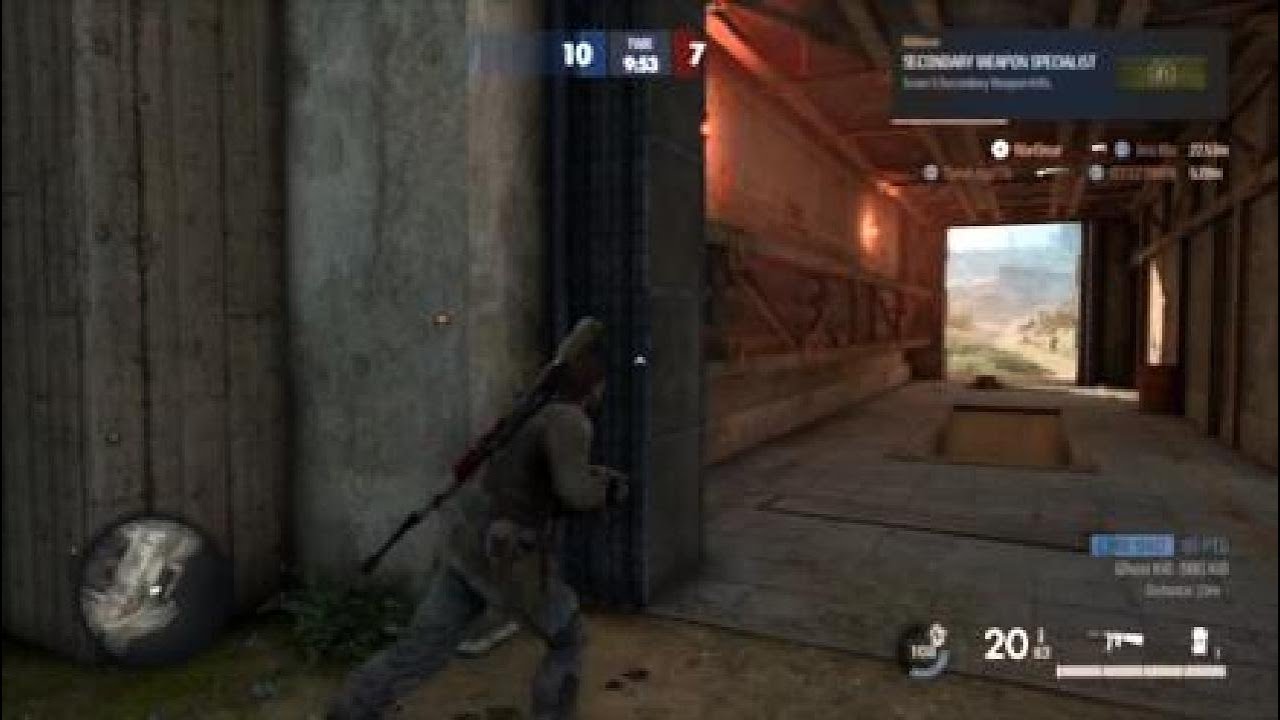Sniper elite resistance PS5 Pro multiplayer gameplay