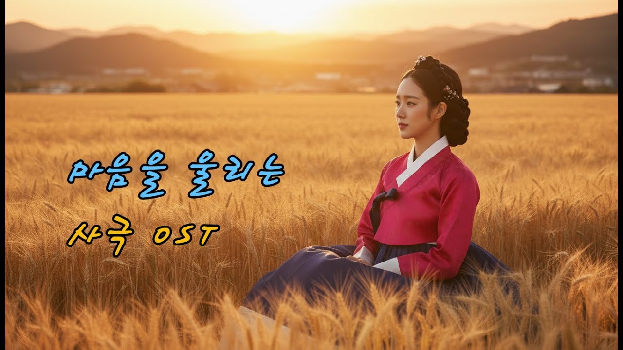 사극 OST 가슴에 머무는 깊은 울림 4선  쓸쓸한 미소와 그리움의 선율 #사극OST #사극노래모음 #사극BGM  #조선의밤