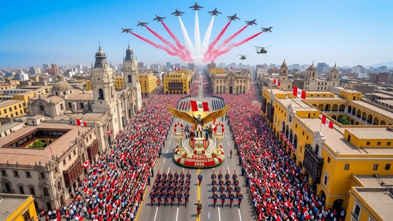 🇵🇪 Peru Independence Day 2026 | Gran Parada Militar Lima, Fiestas Patrias Parade 4K
