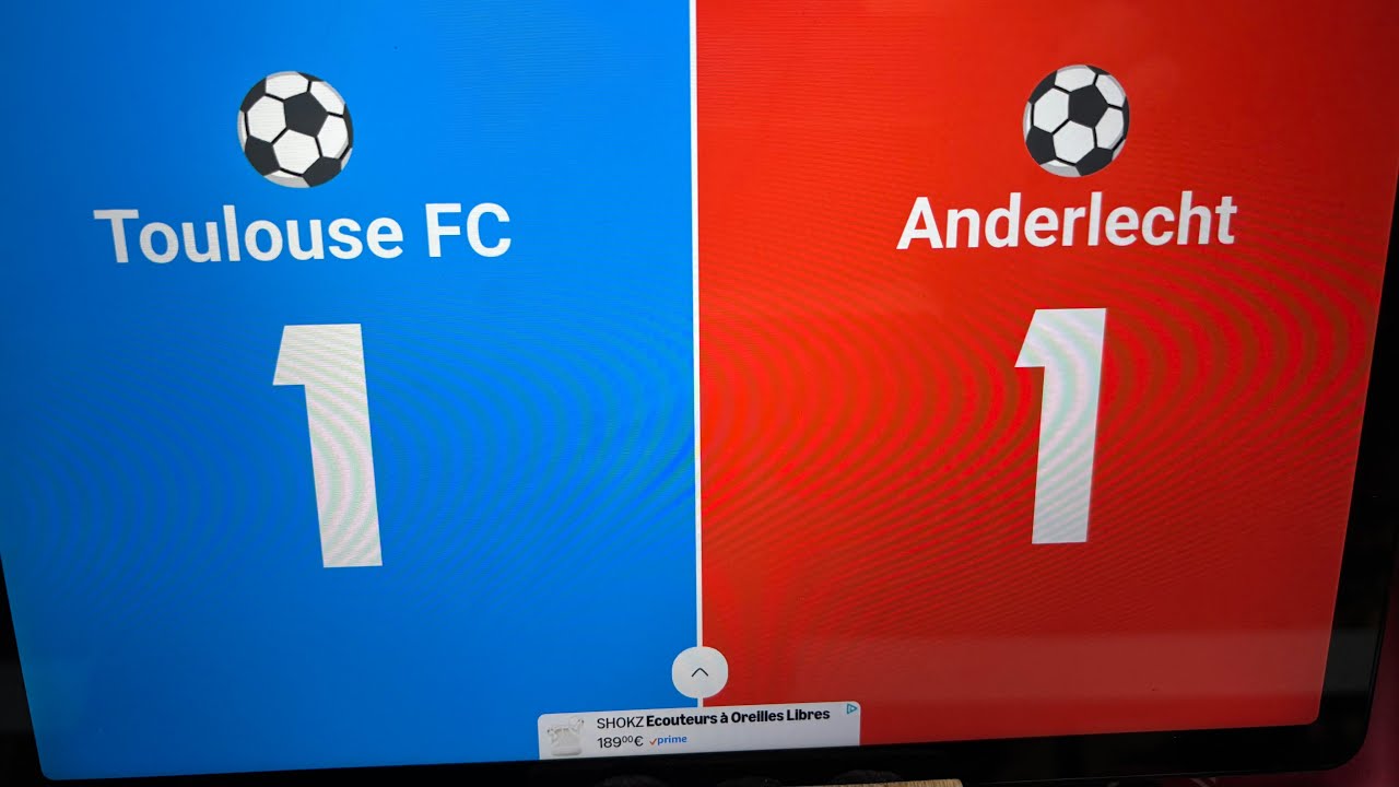 Toulouse FC - Anderlecht- Subbuteo Solo - Championship Week 6