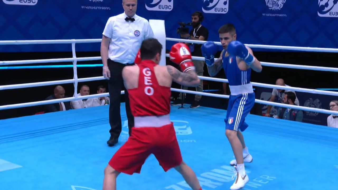 Quarterfinals  (51kg) DARBAIDZE Nodari (GEO) vs  SERRA Federico Emilio (ITA) | EUBC 2022