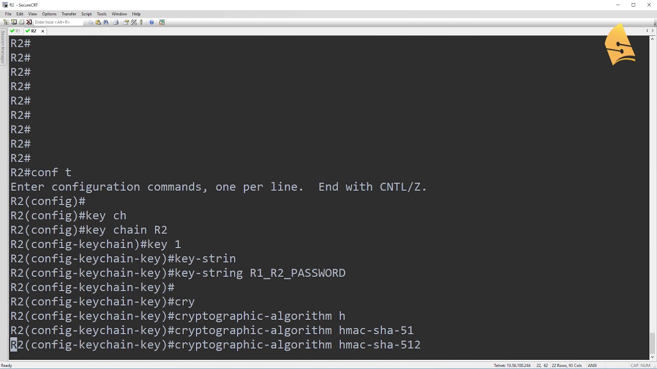 OSPF HMAC-SHA Extended Authentication