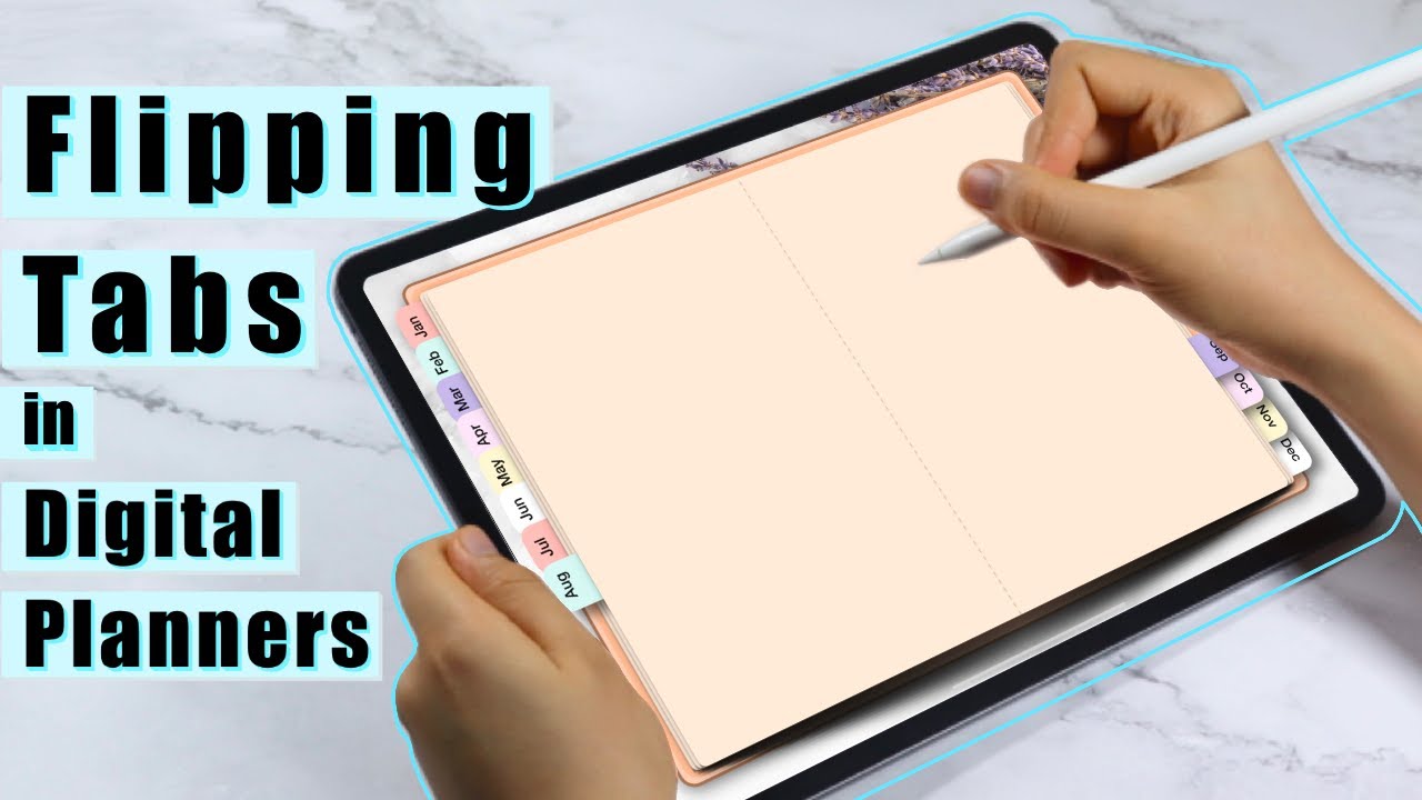 Flipping Tabs in Digital Planners || Make a Digital Planner in Keynote