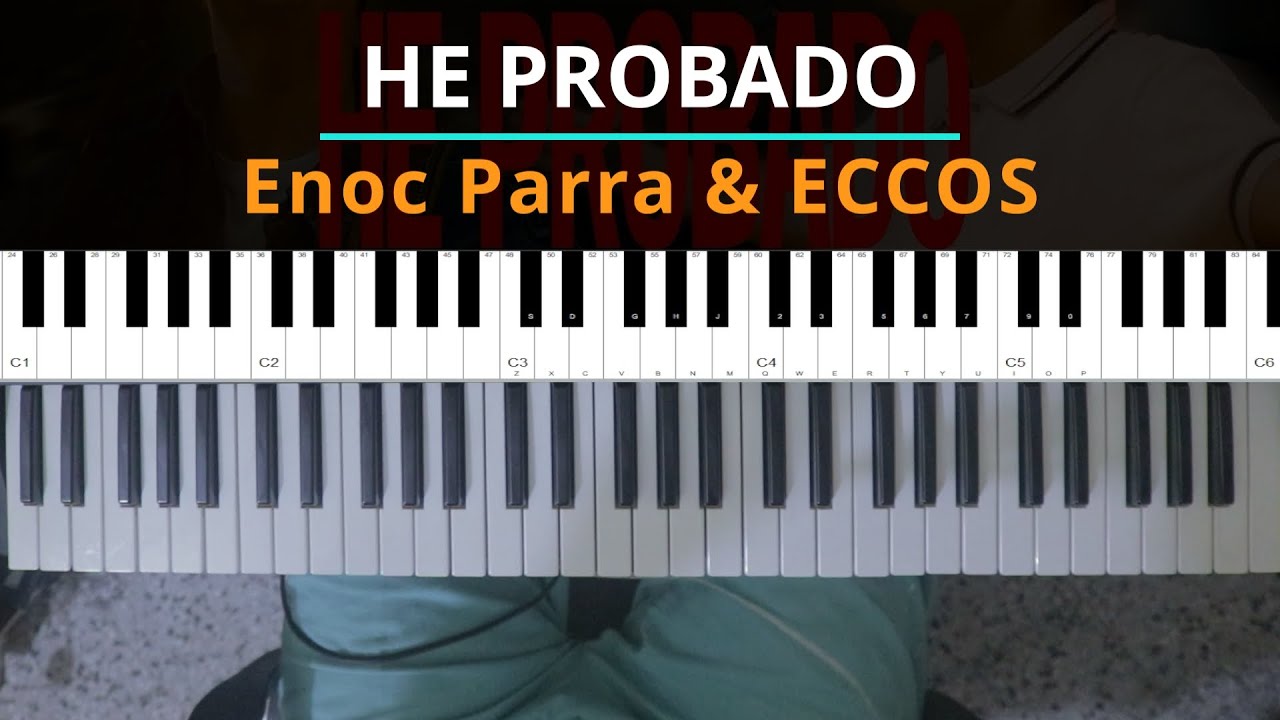 #TUTORIAL He Probado | Enoc Parra & ECCOS - tutorial piano |Kevin Sánchez Music|