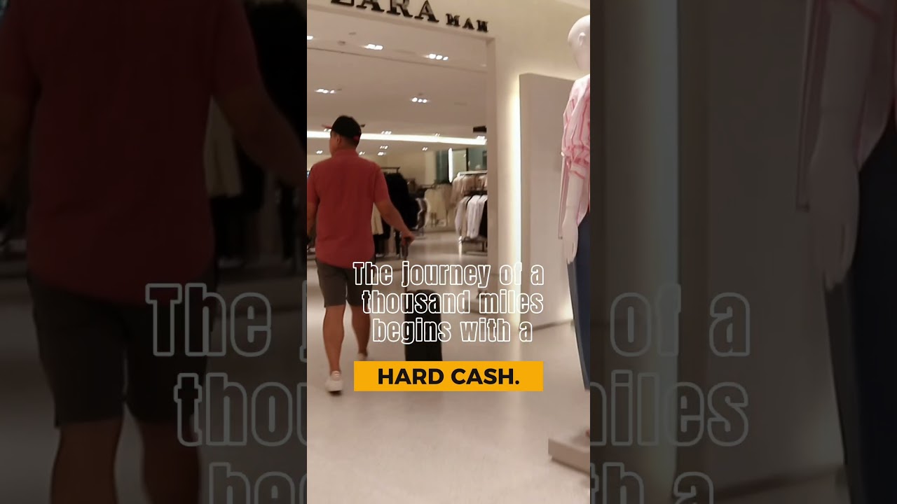 … begins with a single step, most importantly Hard Cash! 