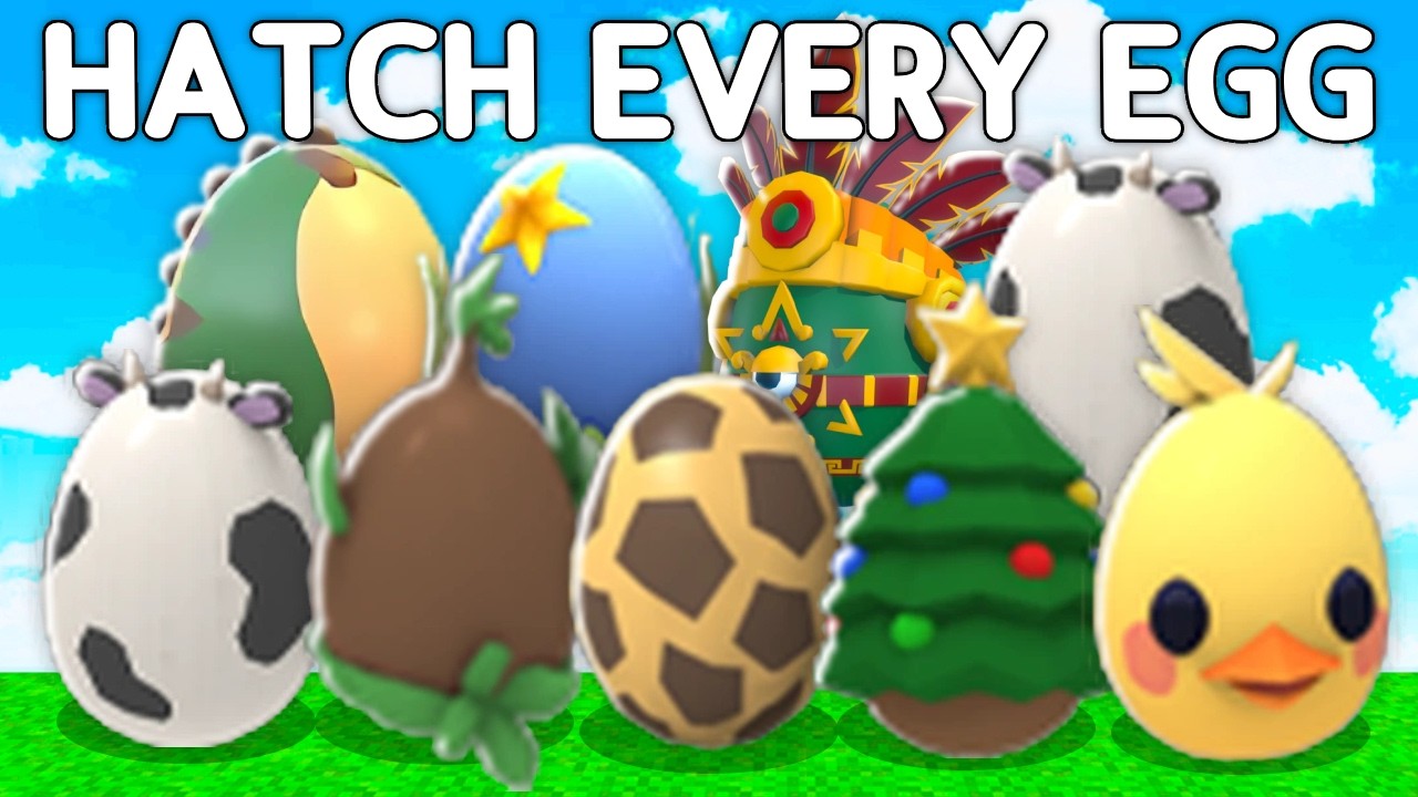 Hatching EVERY EGG In Adopt Me! Roblox