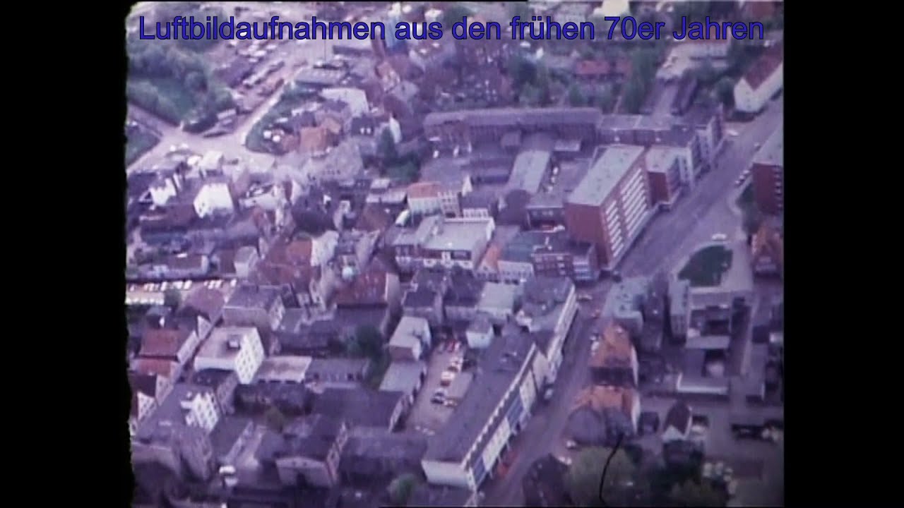 Elmshorn damals: Luftbildaufnahmen frühe 70er Jahre