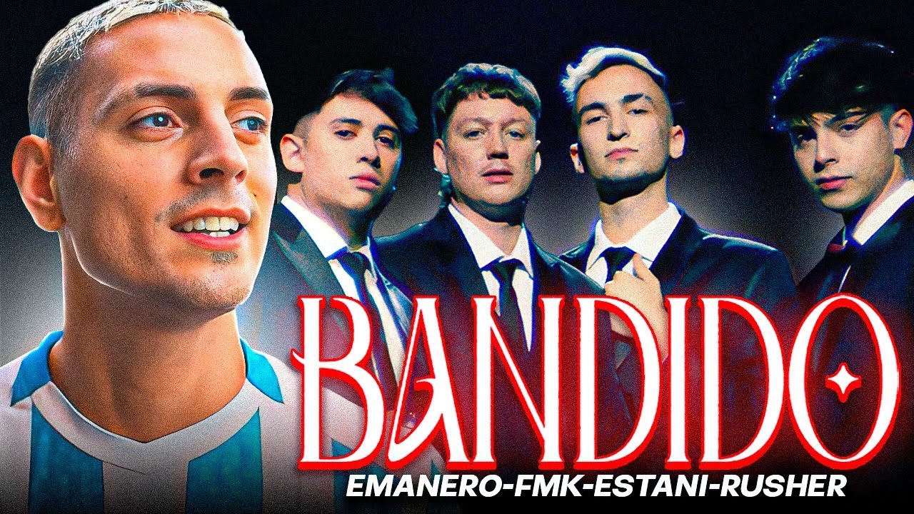 REACCIONANDO a Emanero, FMK, Estani, Rusherking - BANDIDO