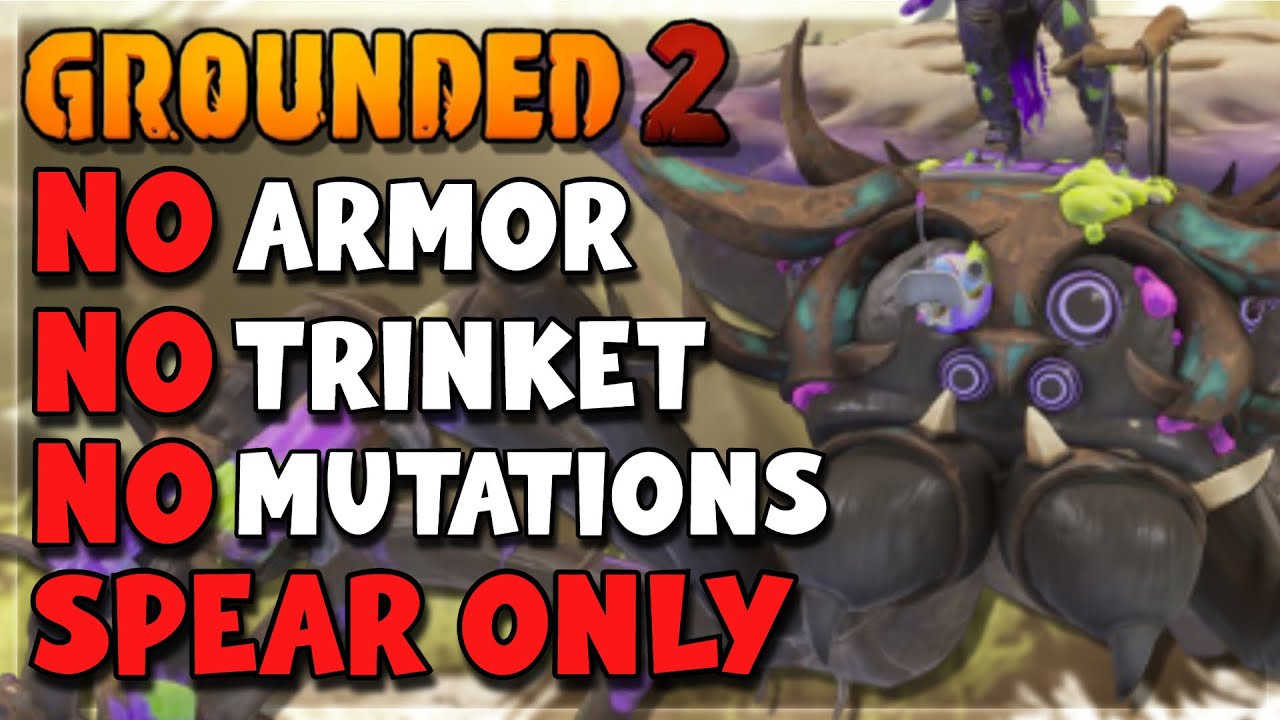 Grounded 2: O.R.C Broodmother Boss Fight - Pebblet Spear Only!