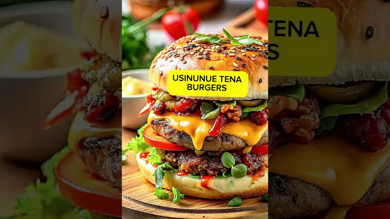 JINSI YA KUTENGENEZA HUMBURGER  AU BURGER NYUMBANI (HOW TO MAKE HUMBURGER AT HOME)