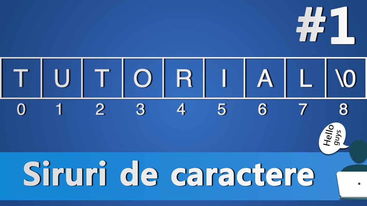 [1/3] Siruri de caractere in C++ | Declararea, citirea si parcurgerea