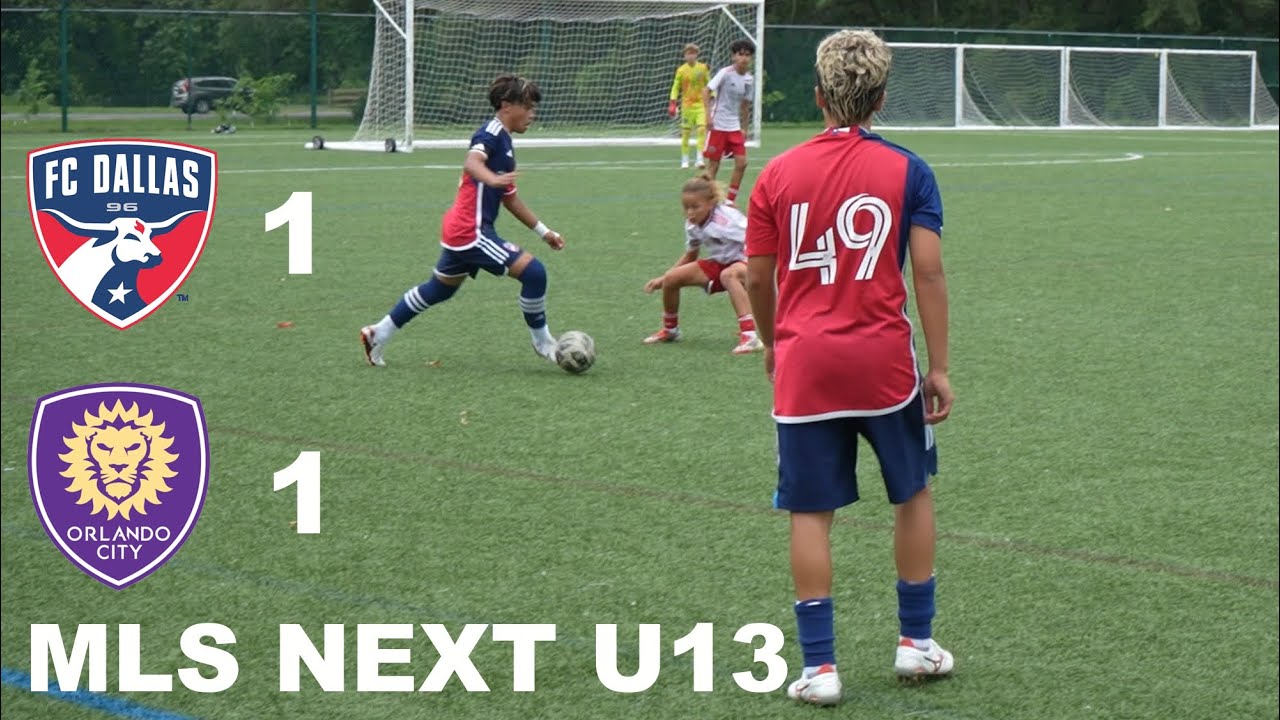 High-Level Showdown! FC Dallas vs. Orlando City SC U13 Ends in 1-1 Tie | MLS Next Patterson Cup