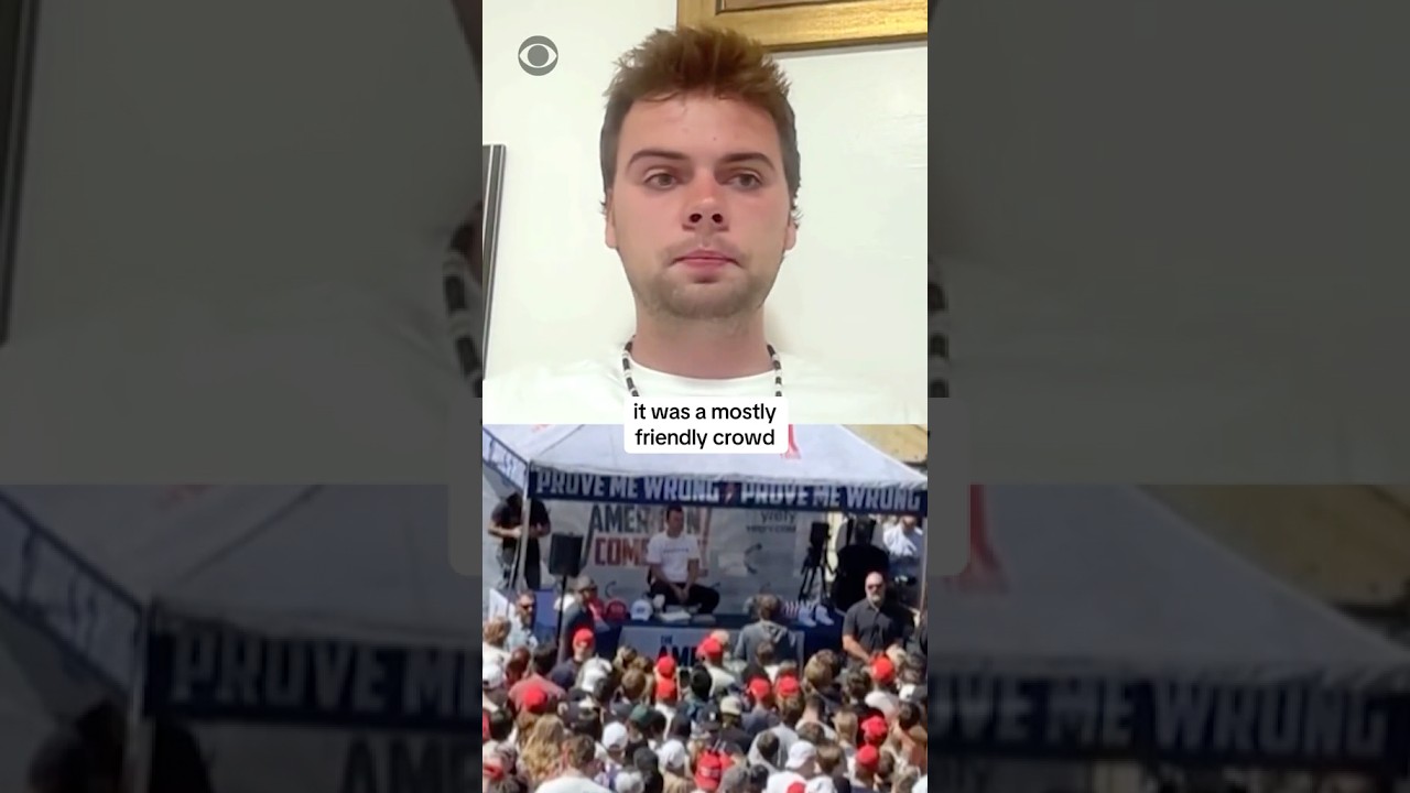 Witness of Charlie Kirk&rsquo;s murder shares some of his final words #shorts