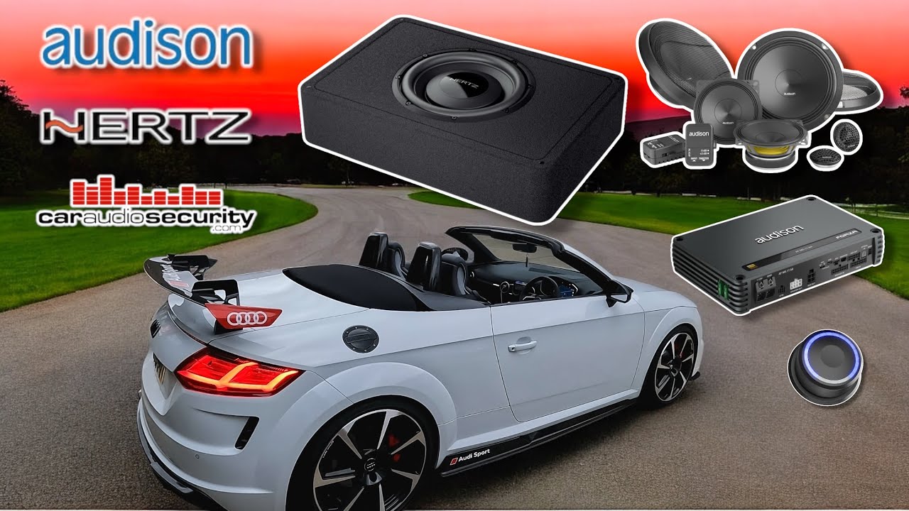 AUDI TTRS MK3 Audio sound system upgrade with Audison & Hertz by Car Audio Security Audi TT TTS 8S