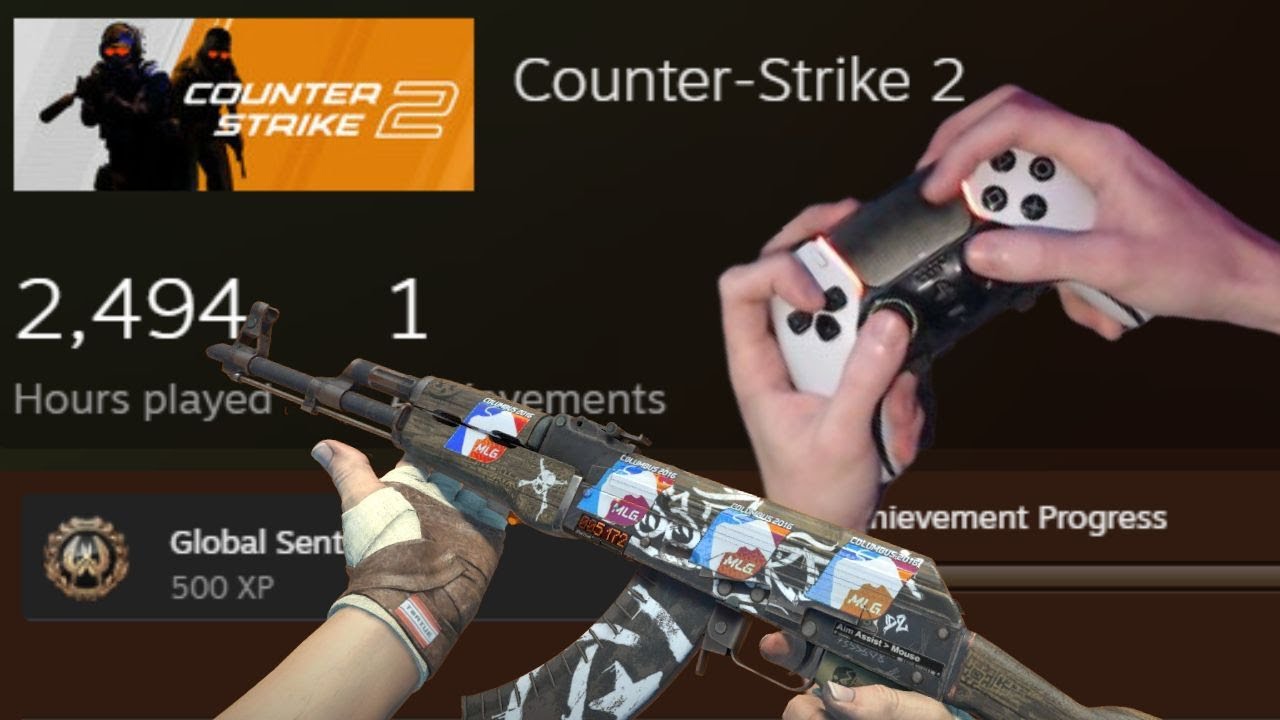 This Is What 2500 Hours Of CS2 On Controller Looks like...