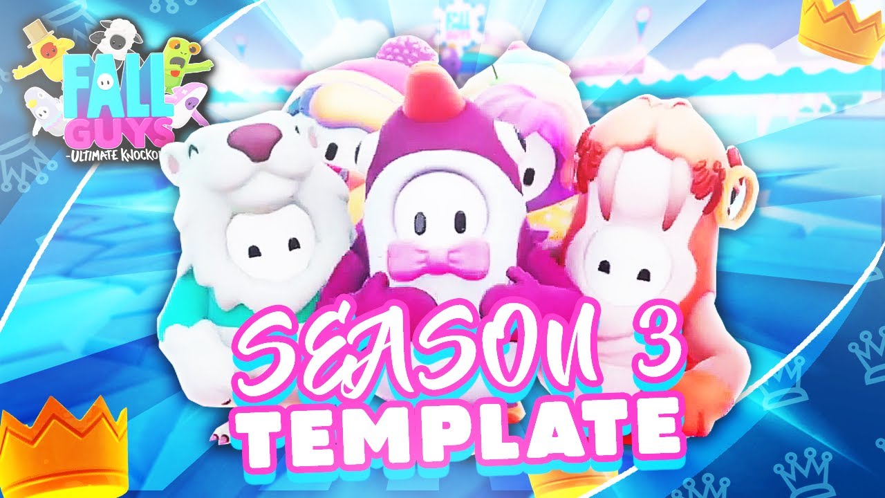 FALL GUYS SEASON 3 THUMBNAIL TEMPLATE!