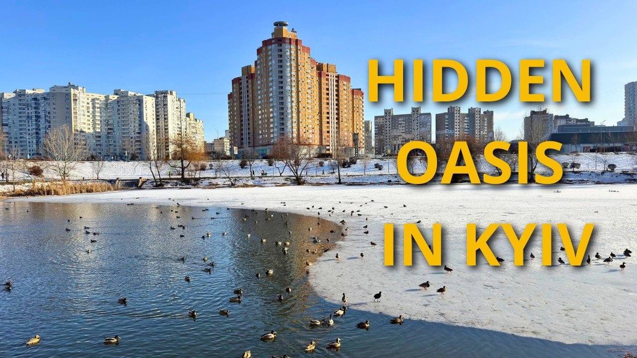 Nature Inside the Concrete Jungle 🇺🇦 Kyiv Pozniaky Park Walk 2026