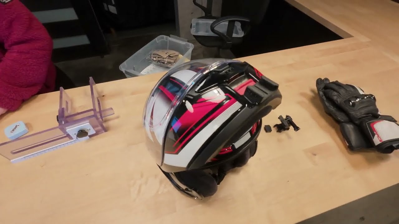 Shoei Personal Fitting System (PFS) for my Neotec 3 by Beach Moto in Los Angeles, Store/Gear Tour