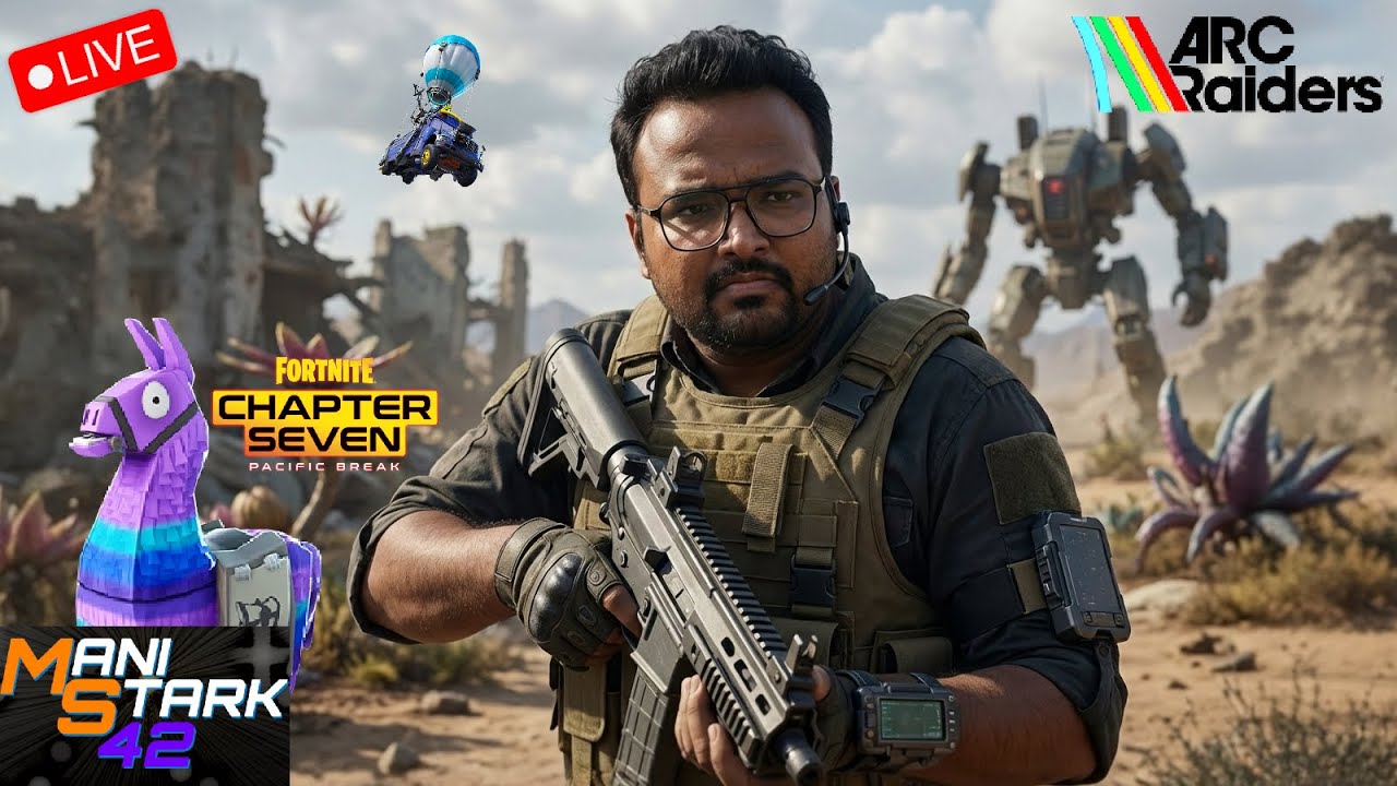 🔴LIVE ARC RAIDERS and Fortnite Gameplay..! 🎮🔥 #manistark42 #manistark #tamilgaming