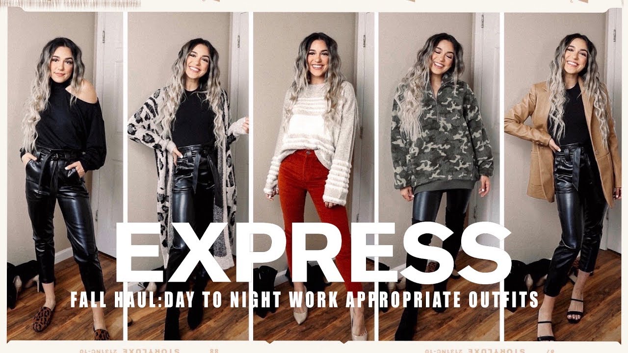 EXPRESS FALL HAUL: DAY TO NIGHT WORK APPROPRIATE OUTFITS! | 2019