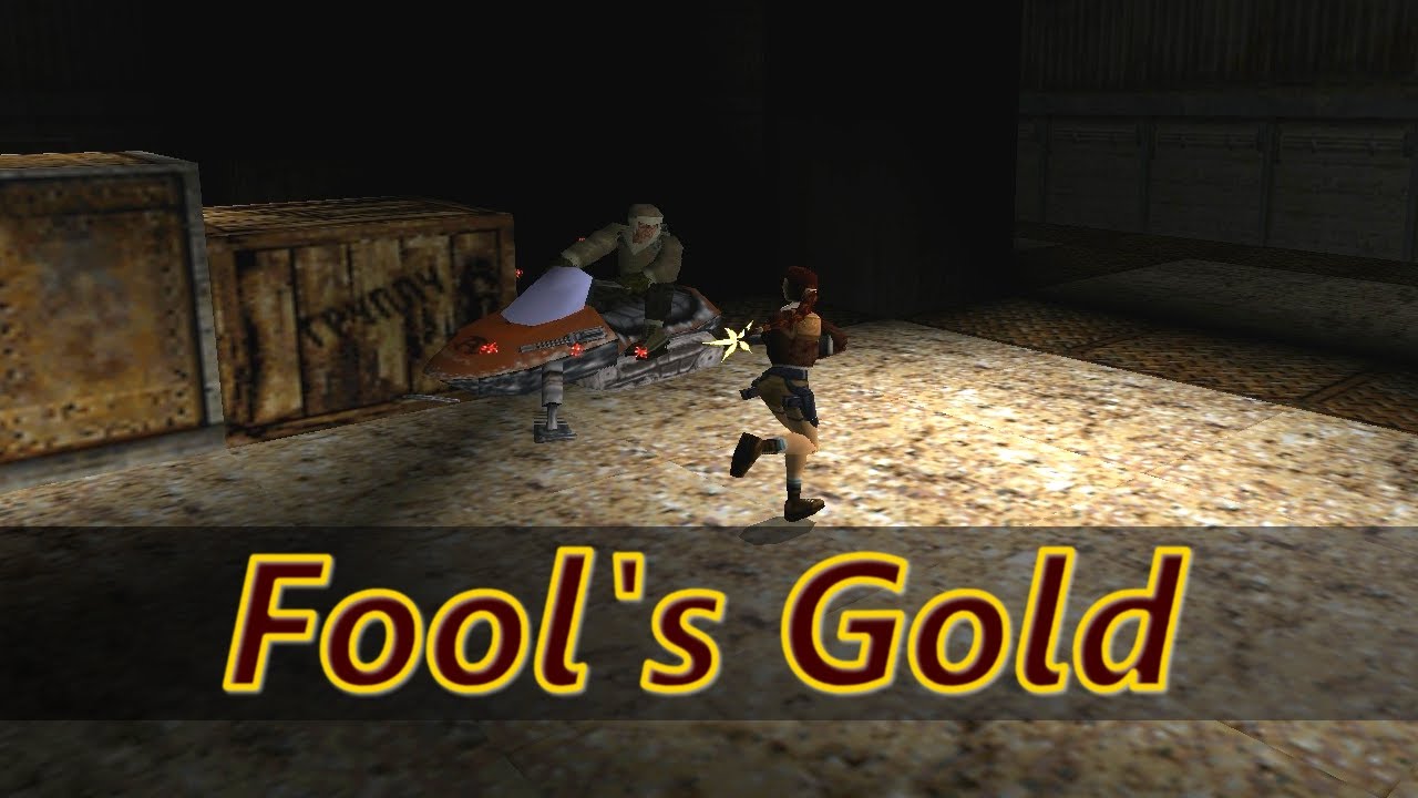 Tomb Raider 2 Gold - The Golden Mask Walkthrough [No Meds] Level 2 | Fool's Gold