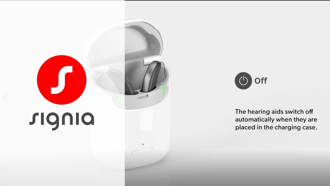 How to turn Styletto AX on and off | Signia Hearing Aids