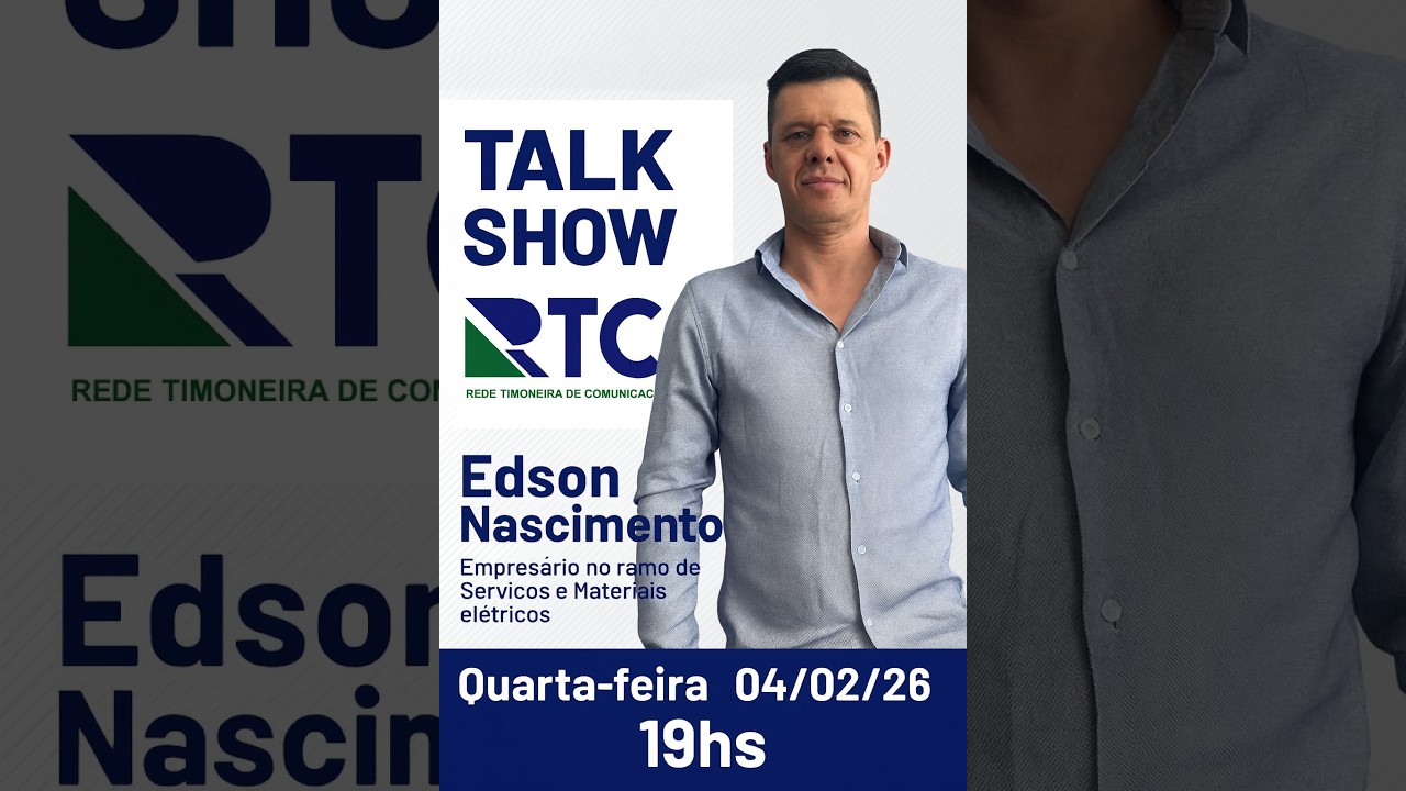 TALK SHOW TIMONEIRA - 19h - Convidado: Edison Nascimento - Copellux