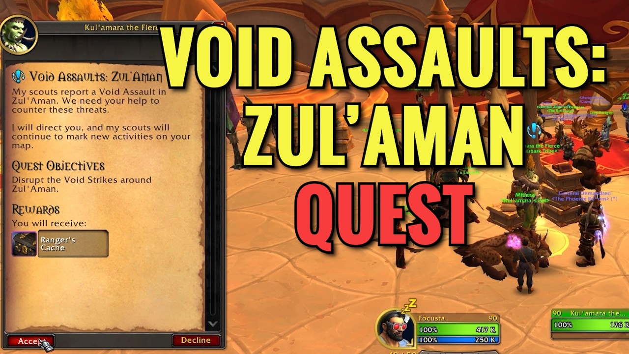 Void Assaults: Zul'Aman Quest (WoW Midnight)