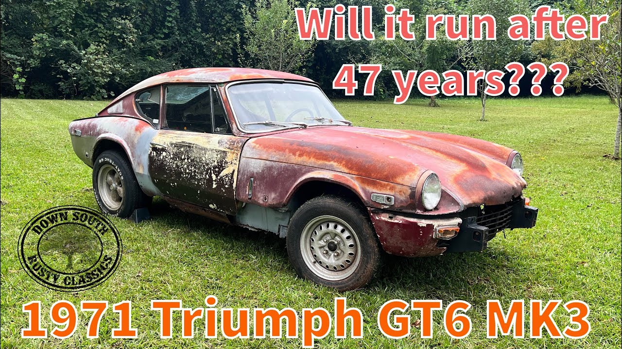 Abandoned 1971 Triumph GT6 will it run after 47 years???