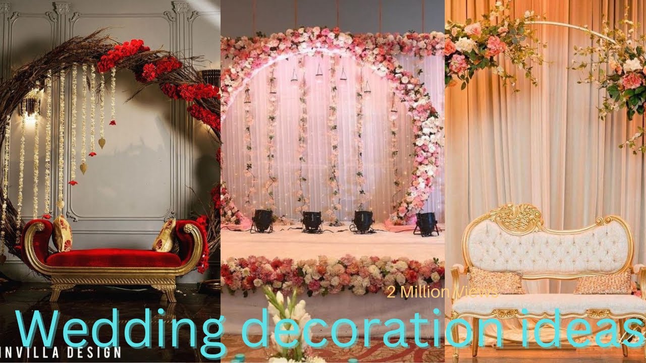 Wedding decoration ideas/ wedding stage/ classic theme ideas