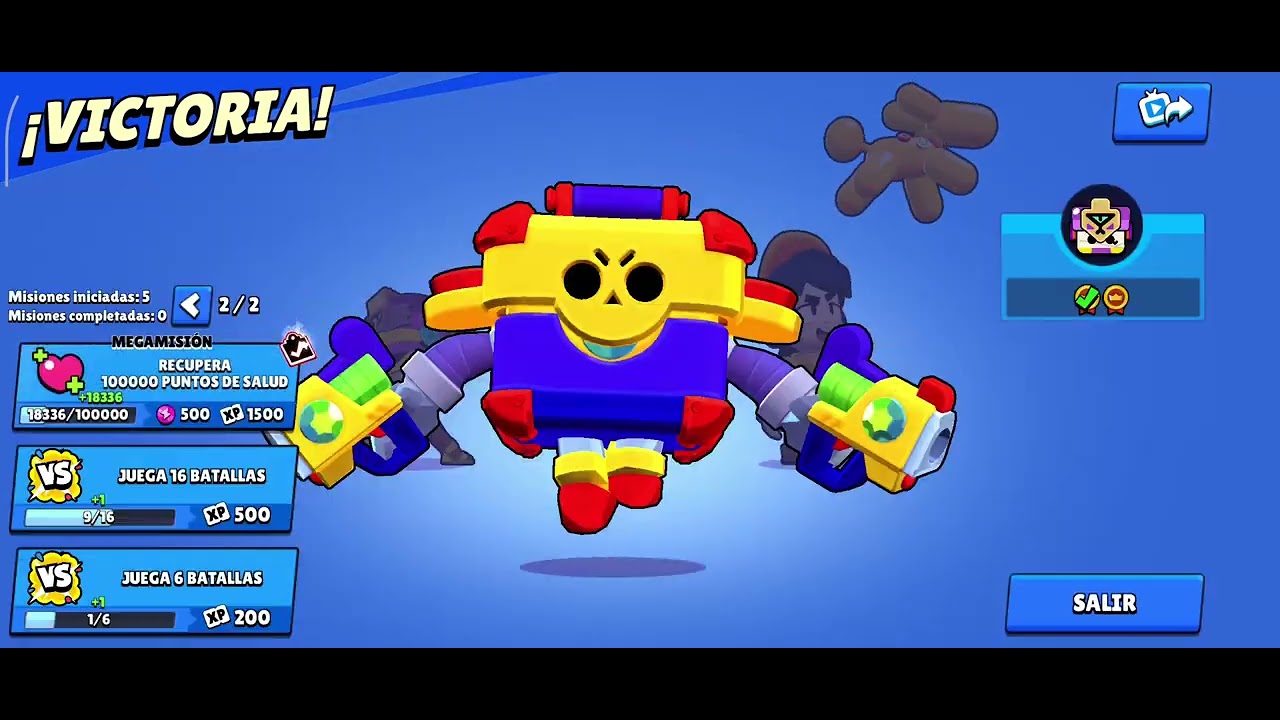 Jugando brawlstars con la nueva actualización de naija