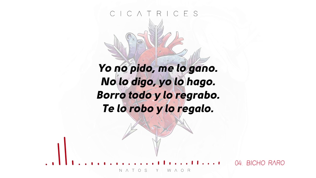 Natos y Waor - BICHO RARO (Letra) [Cicatrices]